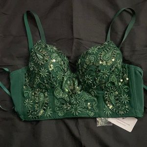 Brand new Green Windsor Bralette